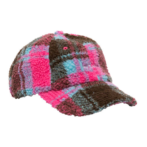 Autumn Sherpa Dad Hat - Pink 2024