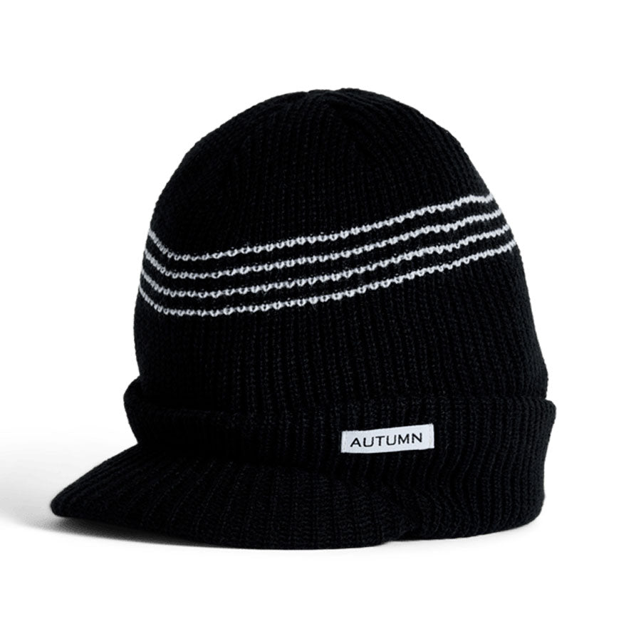 Autumn Visor Beanie Black 2025