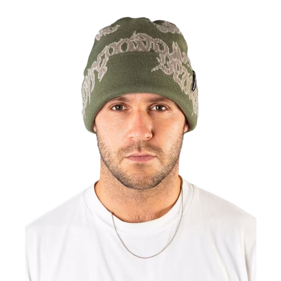 Beyond Medals 90's Spike Beanie Green 2025