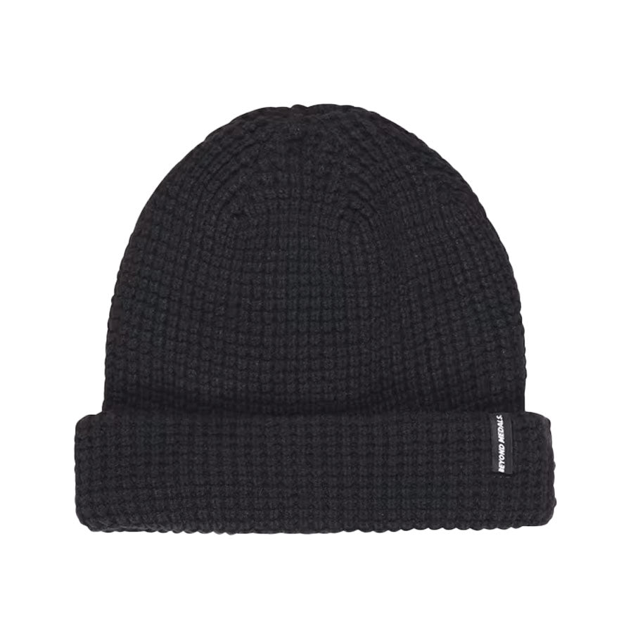 Beyond Medals Waffle Beanie Black 2025