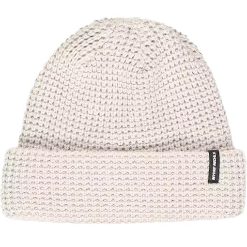 Beyond Medals Waffle Beanie Oyster 2024