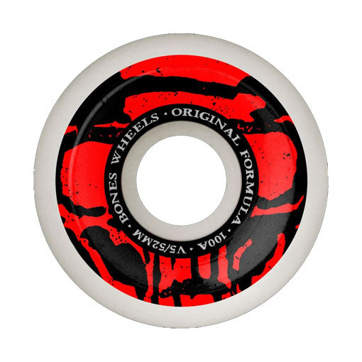 Bones Mummy Skulls OG V5 Sidecut 100A Wheels 52mm