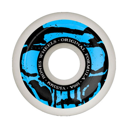 Bones Mummy Skulls OG V5 Sidecut 100A Wheels 53mm