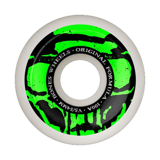 Bones Mummy Skulls OG V5 Sidecut 100A Wheels 54mm