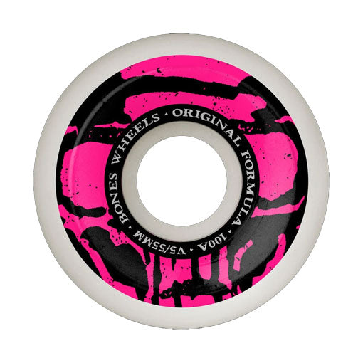 Bones Mummy Skulls OG V5 Sidecut 100A Wheels 55mm