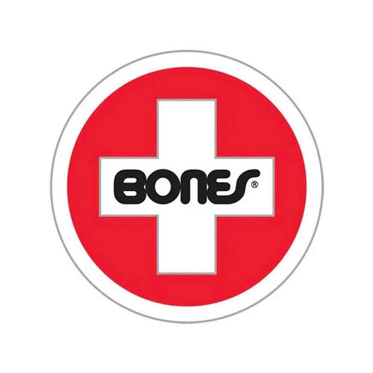 Bones Swiss Round Sticker 3"