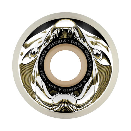 Bones X-Formula Gravette Salmon Illa V6 Widecut 97A Wheels 53mm