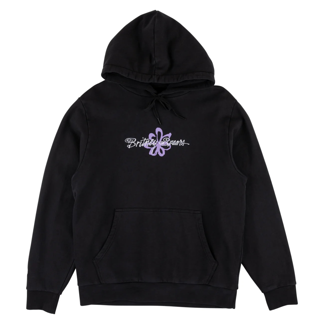 Welcome Flower Pigment-Dyed Hoodie - Black