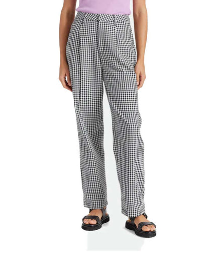 Brixton Women's Victory Trouser Pant Washed Navy Gingham