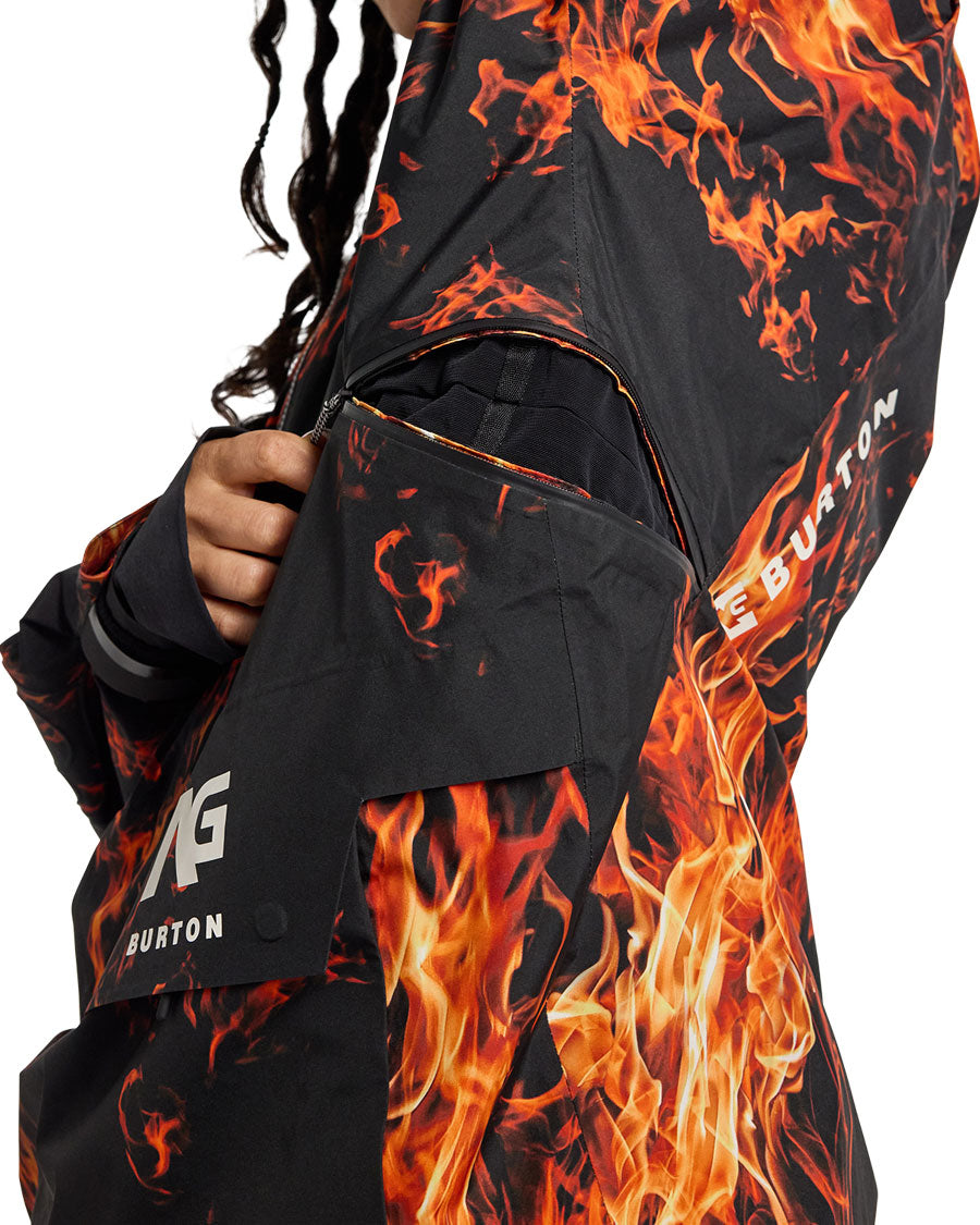 Burton AG GORE-TEX 2L Jacket Orange Flame 2025