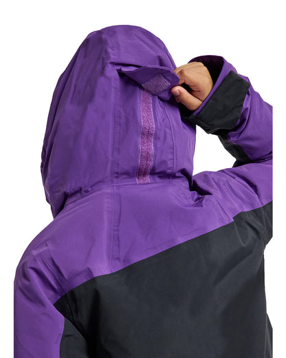 Burton Kids' Ascutney 2L Jacket Imperial Purple/True Black 2025