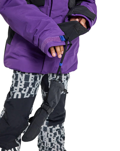 Burton Kids' Ascutney 2L Jacket Imperial Purple/True Black 2025