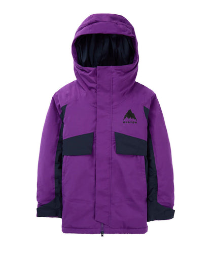 Burton Kids' Ascutney 2L Jacket Imperial Purple/True Black 2025