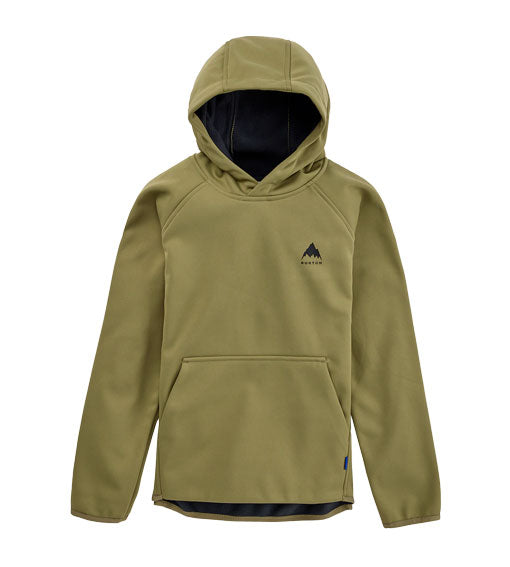 Burton Kids' Crown Weatherproof Pullover Fleece Martini Olive 2024