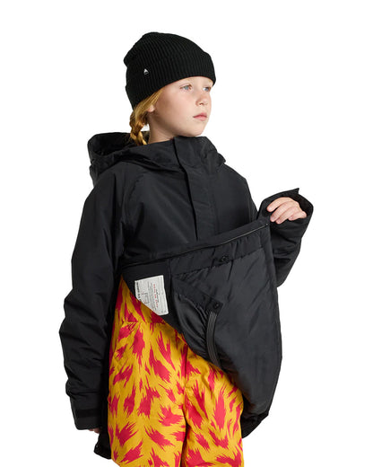 Burton Kids' Frostner 2L Anorak True Black 2025