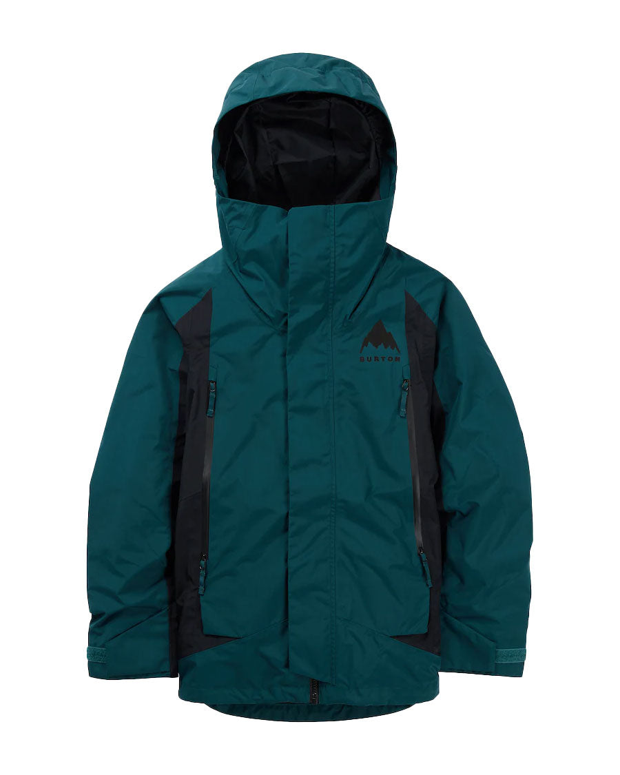 Burton Kids' Gore-Tex Shell Jacket Deep Emerald/True Black 2025