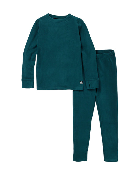 Burton Kids' Heavyweight Fleece Set Deep Emerald 2026