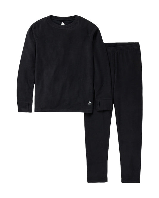 Burton Kids' Heavyweight Fleece Set True Black 2025