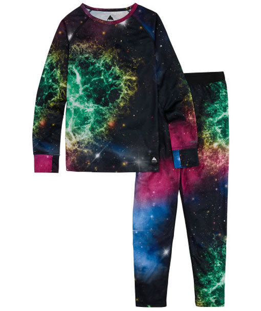 Burton Kids' Lightweight Base Layer Set Painted Planets 2024