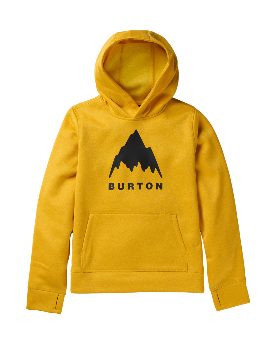 Burton Kids' Oak Pullover Goldenrod Heather 2025