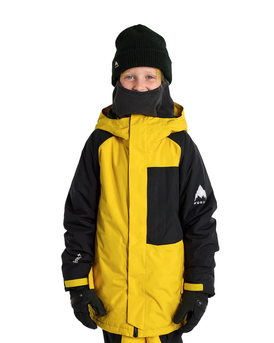 Burton Kids' Powline Gore-Tex Jacket Goldenrod/True Black 2025