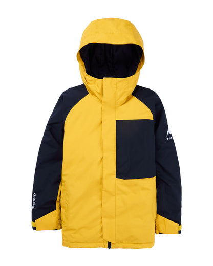 Burton Kids' Powline Gore-Tex Jacket Goldenrod/True Black 2025