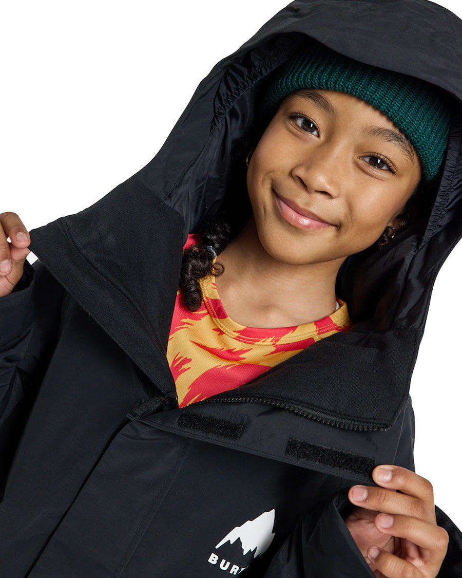 Burton Kids' Skimmer 2L Jacket True Black 2025