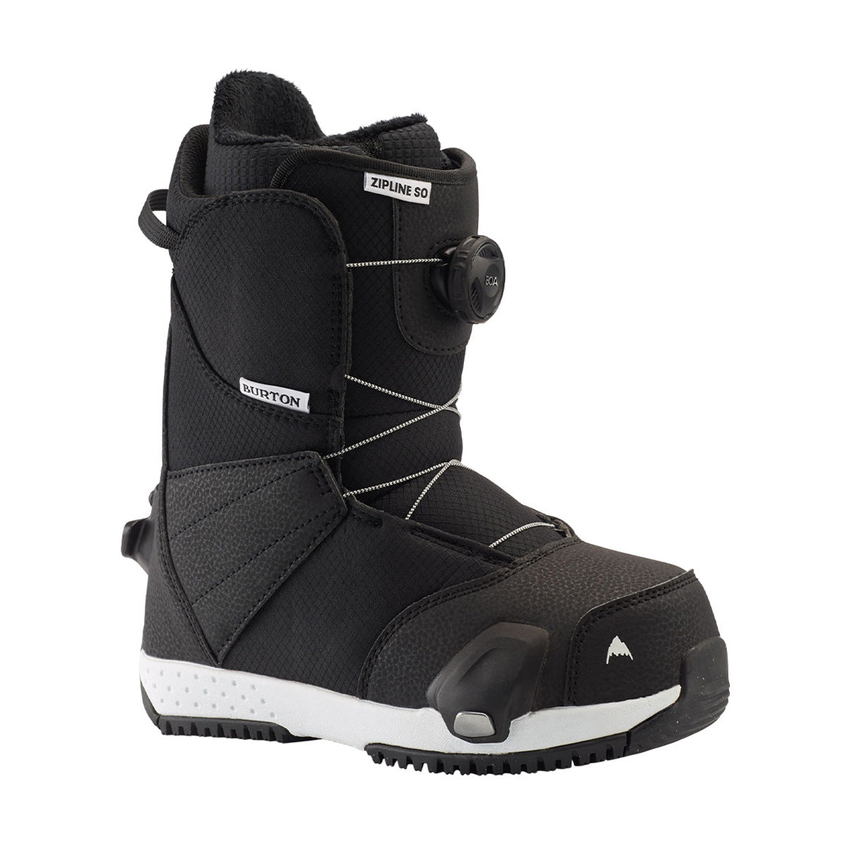 Burton Kids' Zipline Step On Boot Black 2024