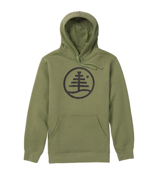 Burton Men's Family Tree Pullover Hoodie Forest Moss 2024