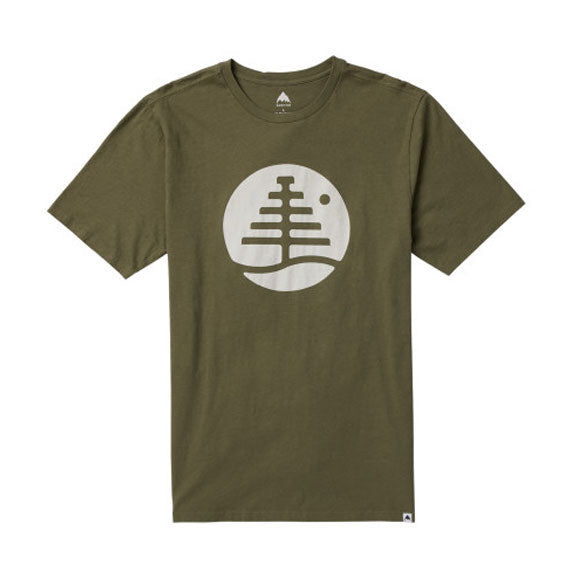 Burton Men's Family Tree Short Sleeve T-Shirt Forest Moss 2025