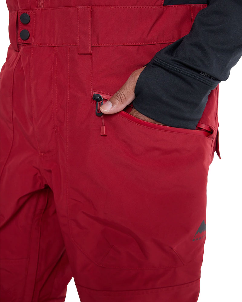 Burton Men's Reserve Gore-Tex Bib Pants Deep Red 2025