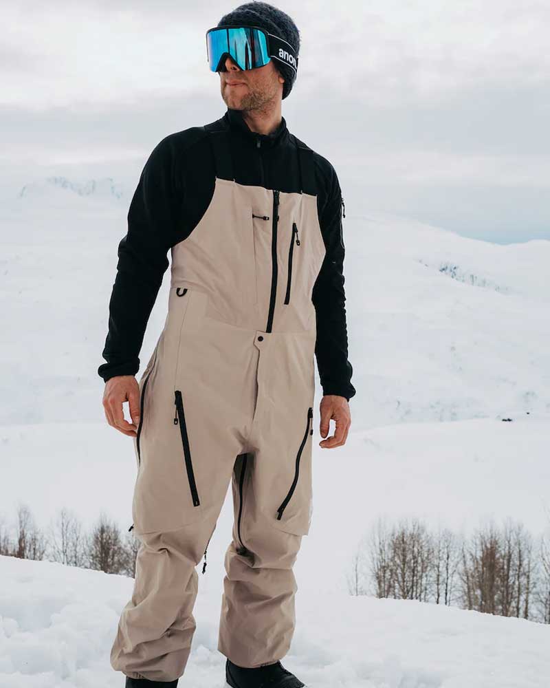 Burton Men's [ak] Acamar GORE-TEX Pro 3L Bib Pant Smit Taupe 2025