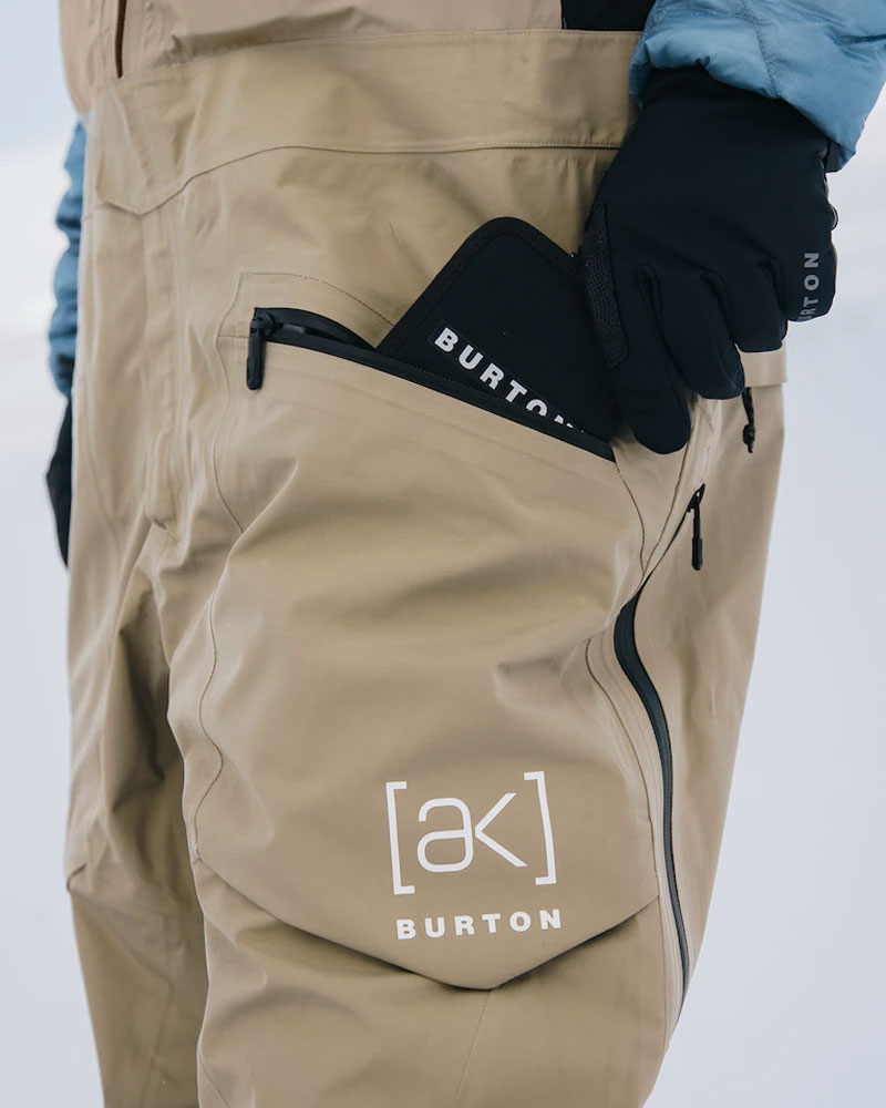 Burton Men's [ak] Freebird Gore-Tex 3L Bib Pants Summit Taupe 2025