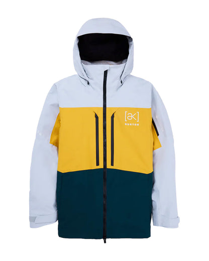 Burton Men's [ak] Swash Gore-Tex Jkt Gray/Golden/Emerald 2025