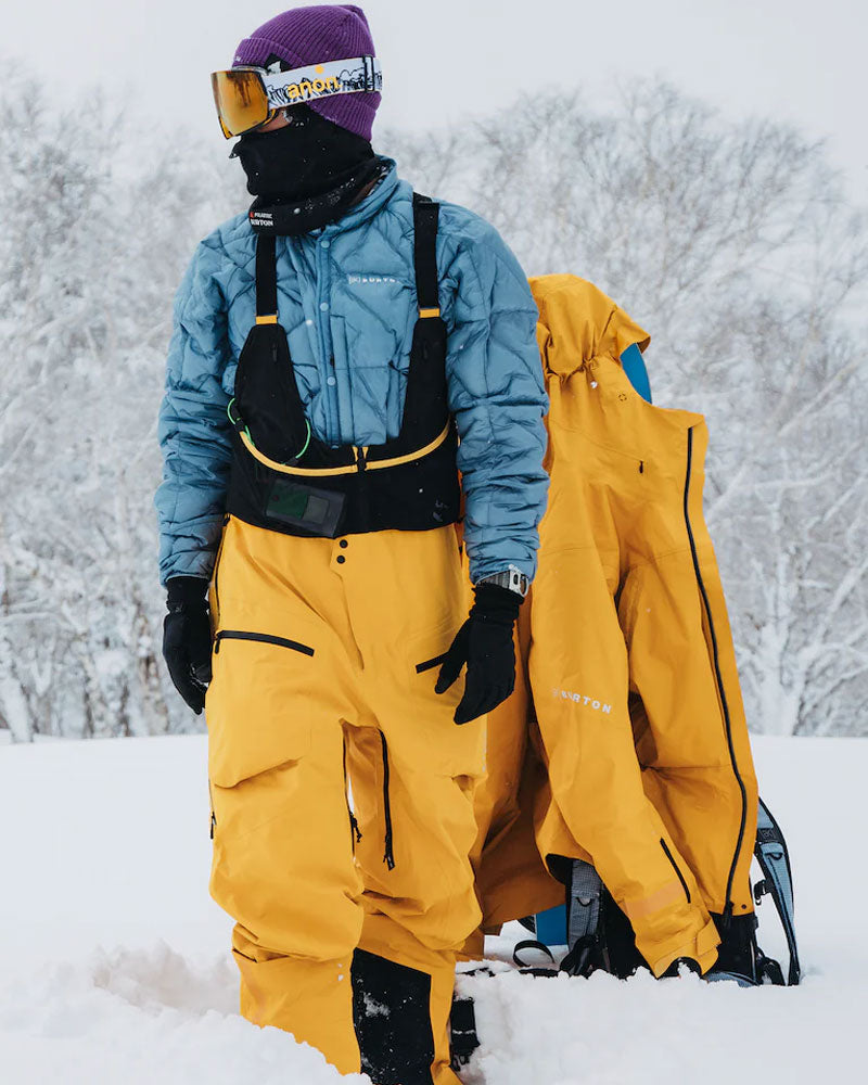 Burton Men's [ak] Tusk Gore-Tex Pro 3L Bib Pants Goldenrod 2025