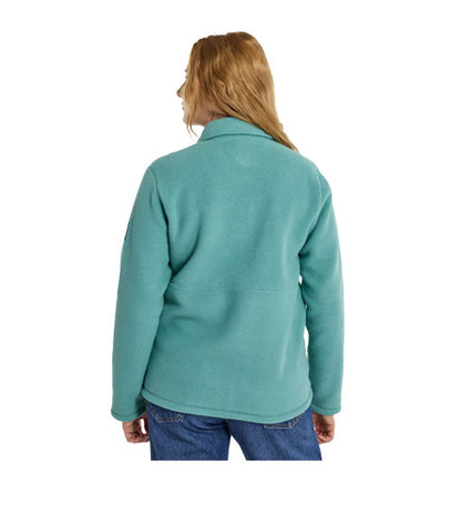 Burton Women's Cinder Fleece Snap Shirt Rock Lichen 2024