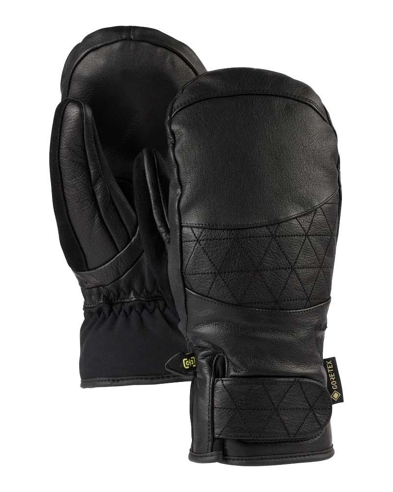 Burton Women's Gore-Tex Gondy Leather Mitts True Black 2025