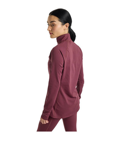 Burton Women's Heavyweight X Base Layer Quarter-Zip Almandine 2024