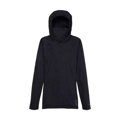 Burton Women's Midweight X Long Neck Hoodie True Black 2025