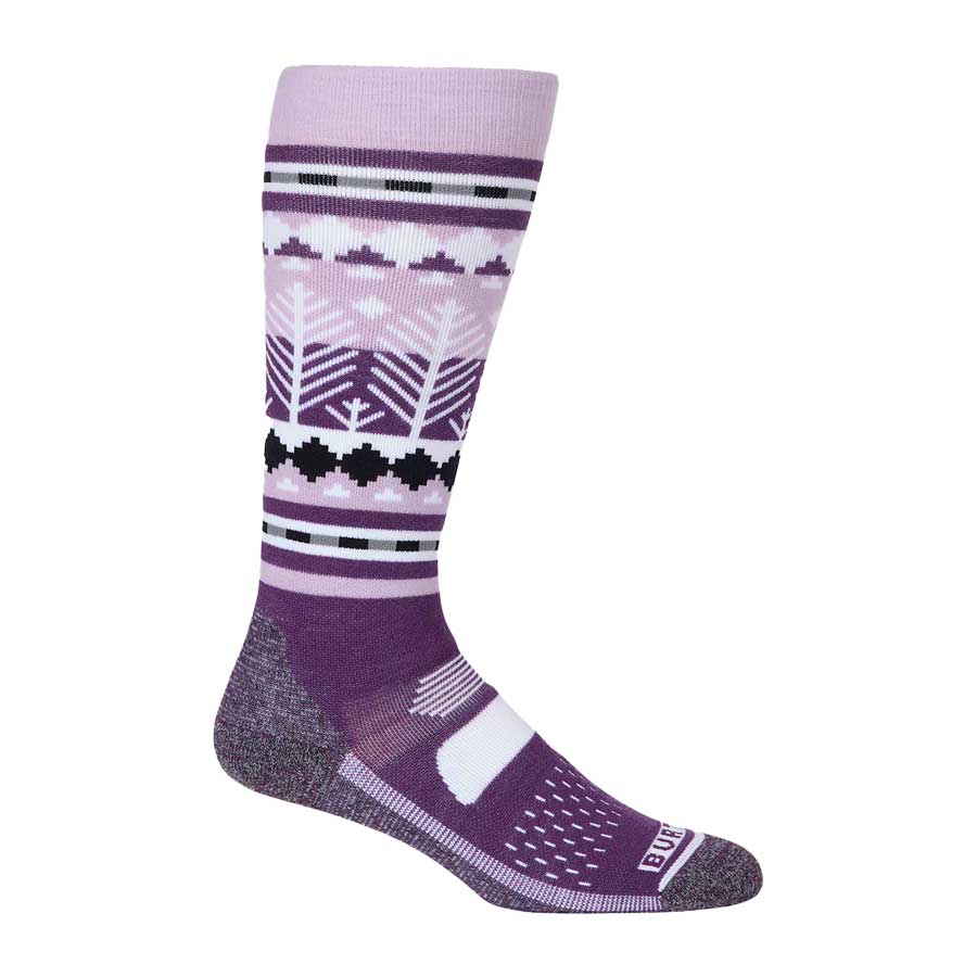 Burton Women's Performance Midweight Sock Snowy Pines 2025