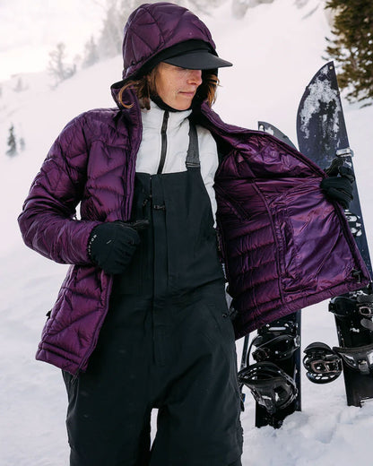 Burton Women's [ak] Baker Down Hooded Insulator Purple Root 2025