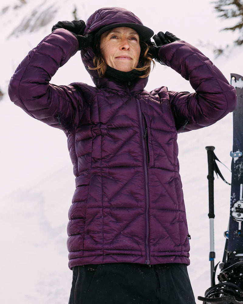 Burton Women's [ak] Baker Down Hooded Insulator Purple Root 2025