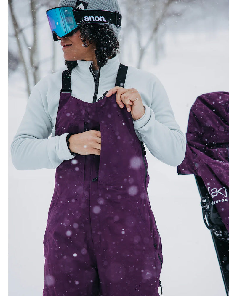 Burton Women's [ak] Kimmy Gore-Tex 2L Bib Pants Purple Root 2025