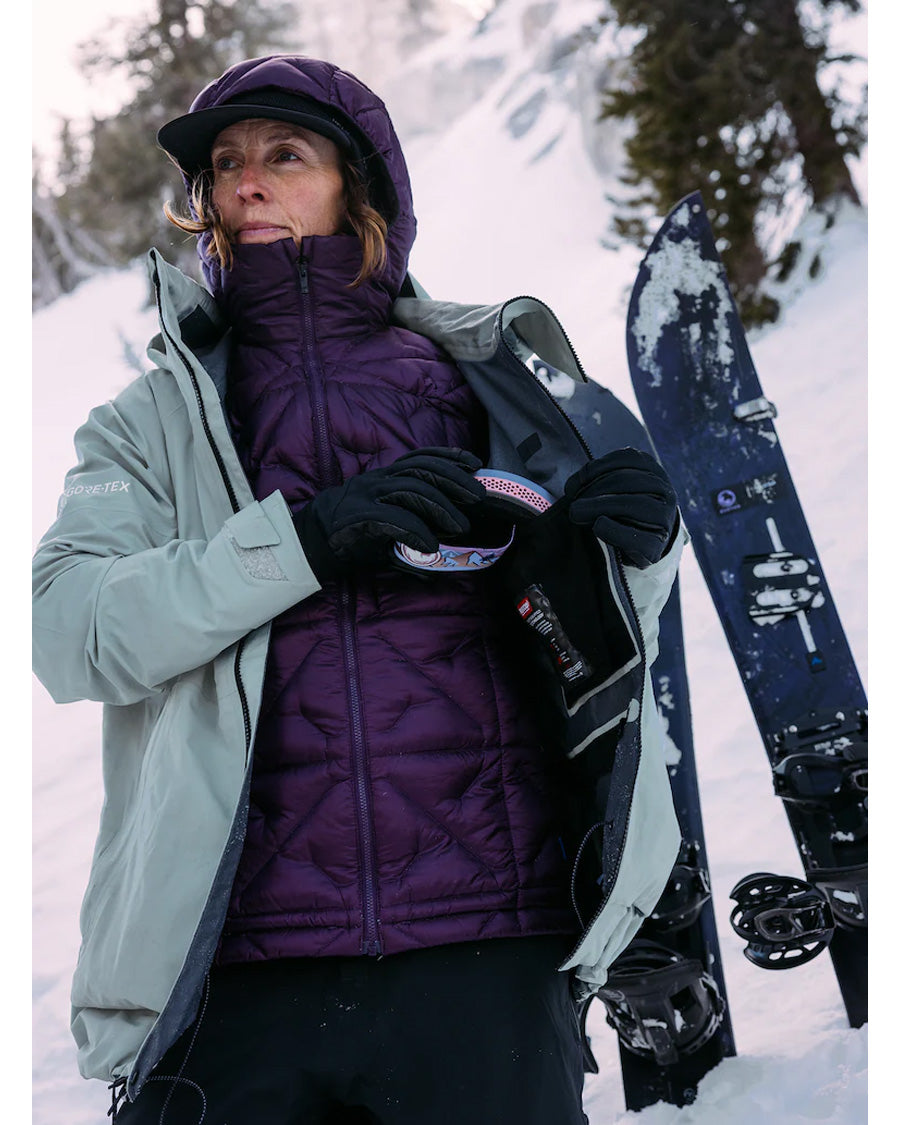 Burton Women's [ak] Kimmy Gore-Tex 3L Jkt Petrol Green/True Black 2025