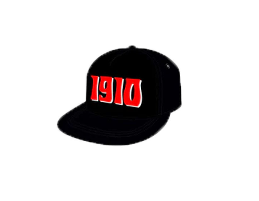 1910 Roberta Emb Hat Black 2024