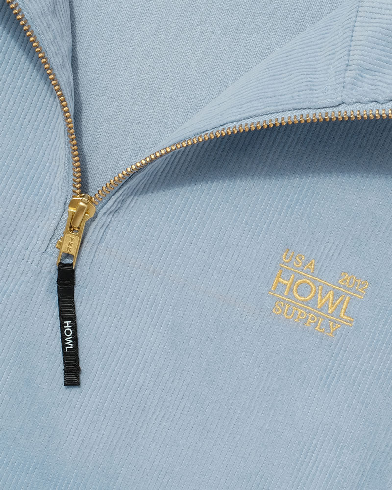 Howl Corduroy Half Zip Uniform Blue 2025