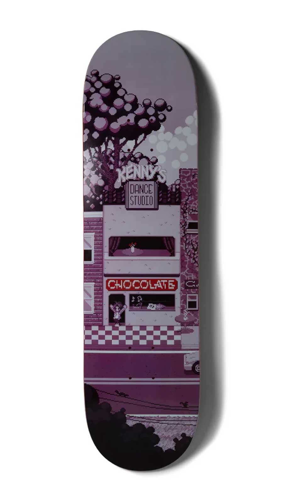 Chocolate Anderson Pixel City Deck 8.25"