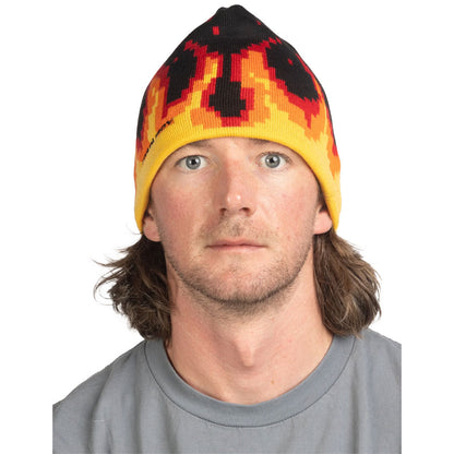 Corduroy Digi Flames Beanie Black 2025