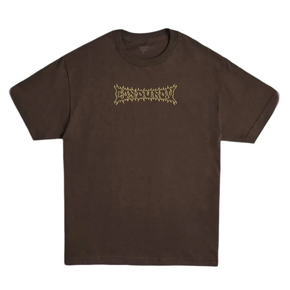 Corduroy Flash Short Sleeve T-Shirt Brown 2025