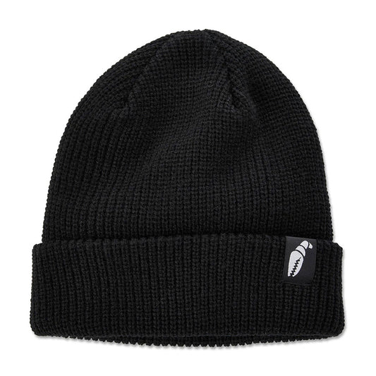 Crab Grab Claw Label Beanie - Black